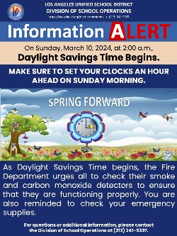 daylight savings english